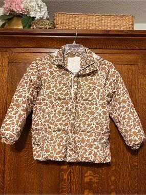 Rylee & Cru floral winter coat 10-12
